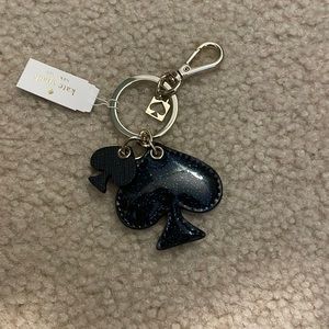 Navy Kate Spade Keychain